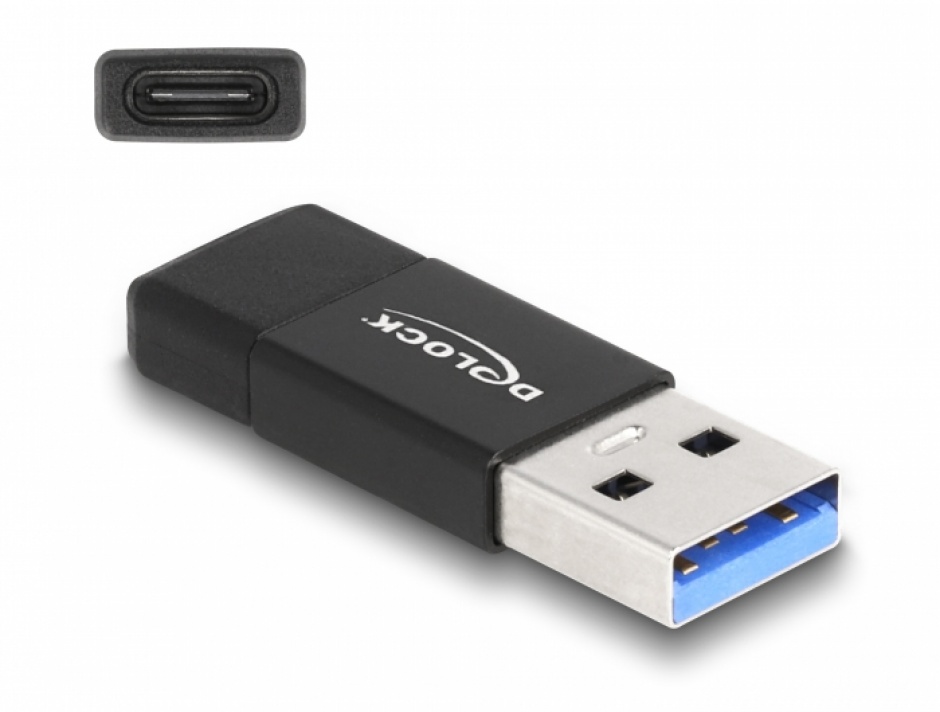 Adaptor Delock USB-C la USB-A 10Gbps