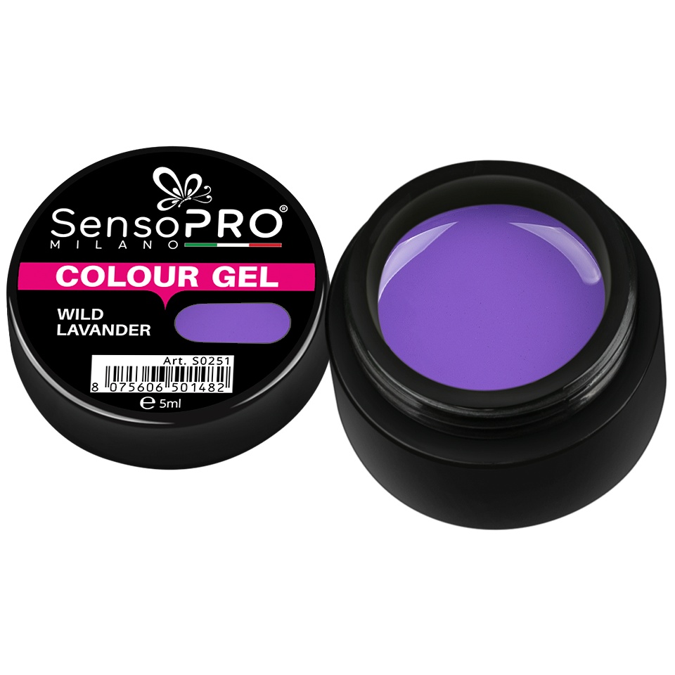 Gel UV Colorat Wild Lavander 5ml | Manichiură Profesională