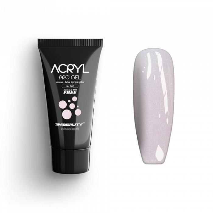 PolyGel Roz Sclipici 2M Hema Free | Nailshop