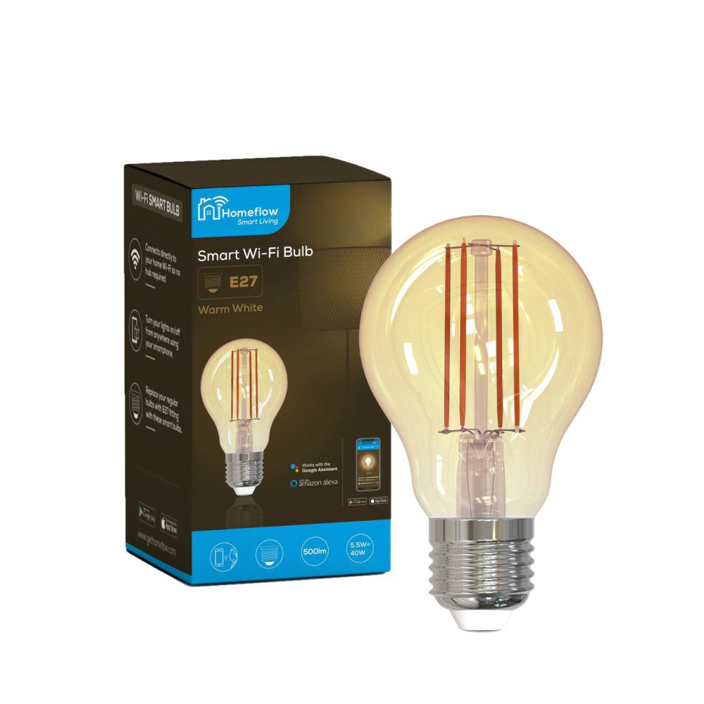 Bec Inteligent LED Homeflow B-5009, Dimabil, Control Vocal - imagine 2