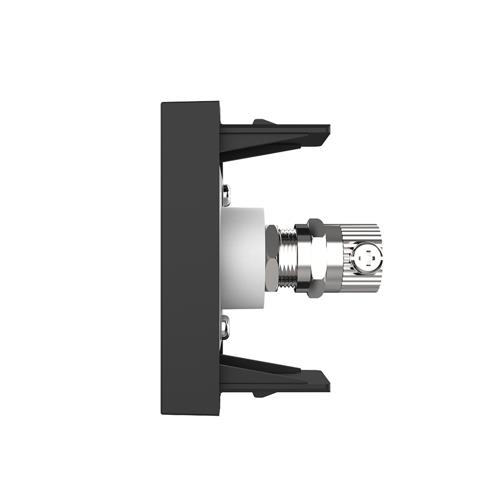 Priză TV Livolo, Metal/Plastic, 45x22.5mm, Negru - imagine 7