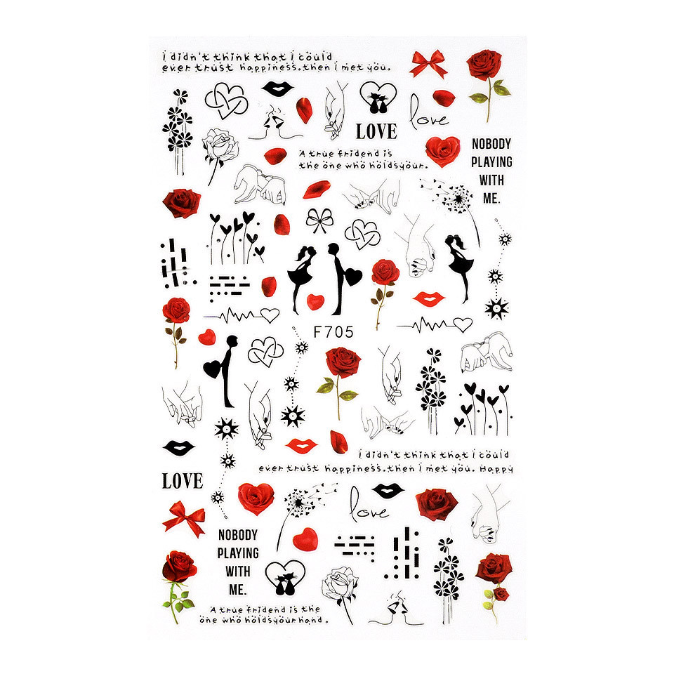 Abtibild Unghii SensoPRO Milano Love Spice F705