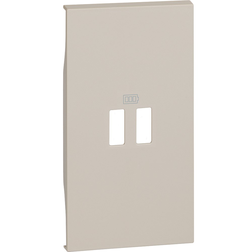 Placă Bticino Living Now 2 Module, Nisip