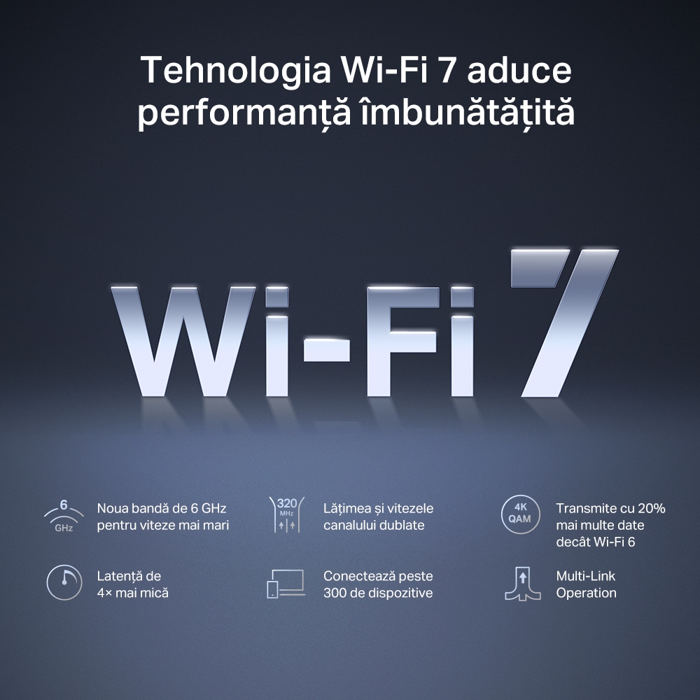 Router Wi-Fi 7 Mercusys MR47BE BE9300 Tri-Band 2.5G - imagine 5