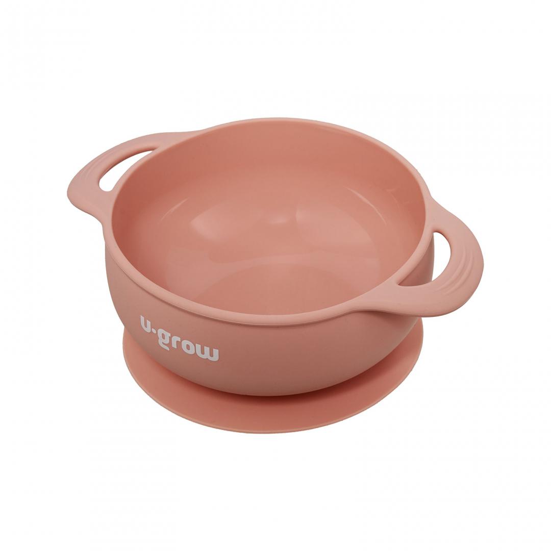 Set Diversificare U-GROW 3 Piese Silicon Roz - Bebe - imagine 3