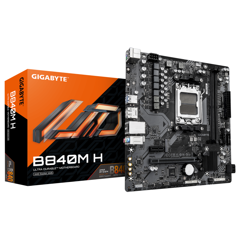 Placă de bază GIGABYTE B840M H AMD AM5 DDR5 Micro-ATX