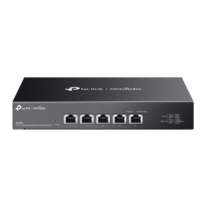 Switch TP-Link Omada 5 Porturi 10G Multi-Gigabit Desktop - imagine 2