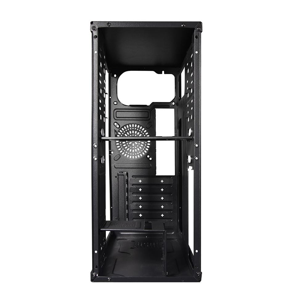 Carcasa SPACER CHRONOS Mid Tower ATX Negru - Office - imagine 7