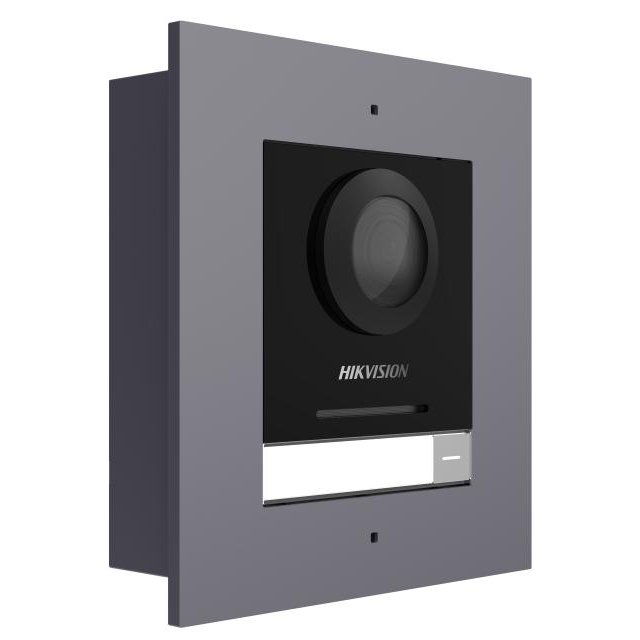 Post exterior Hikvision DS-KD8003-IME1(B), 1 buton, IP65