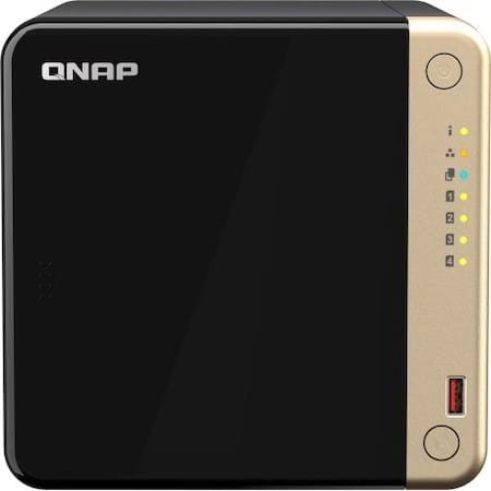 NAS QNAP TS-464-8G 4 Bay 2.5GbE 8GB DDR4 - Stocare Profesionala - imagine 2