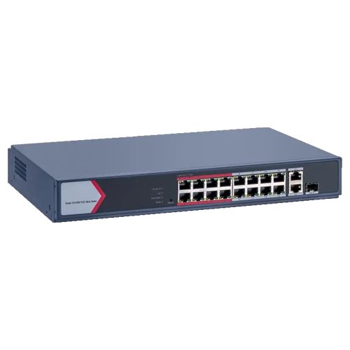 Switch Hikvision DS-3E1318P-EI, 16 PoE, Smart