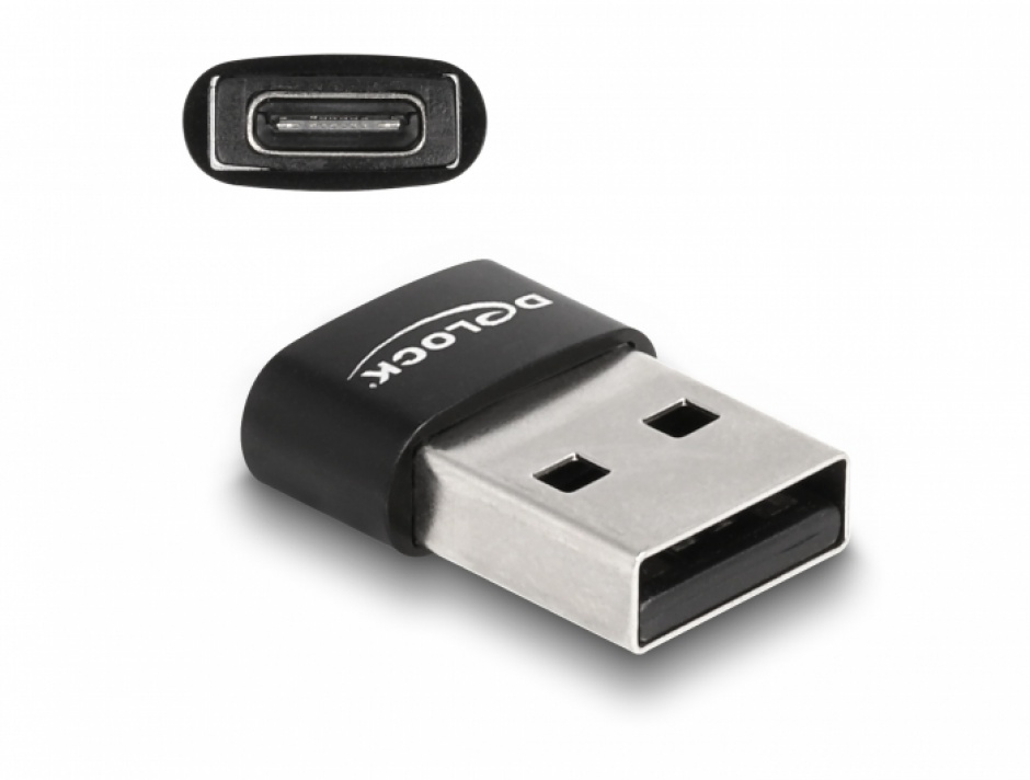 Adaptor Delock USB-C la USB-A, 3A