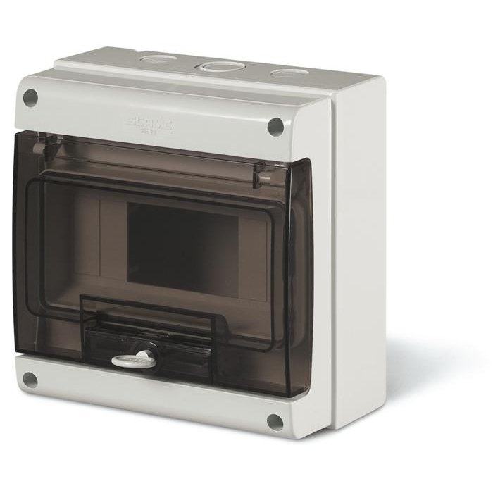 Tablou electric Scame 672.2008 IP66, 8 module, gri