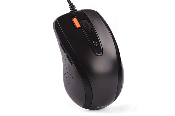 Mouse A4Tech N-70FX-BK optic USB 1600 DPI 7 butoane negru - imagine 3