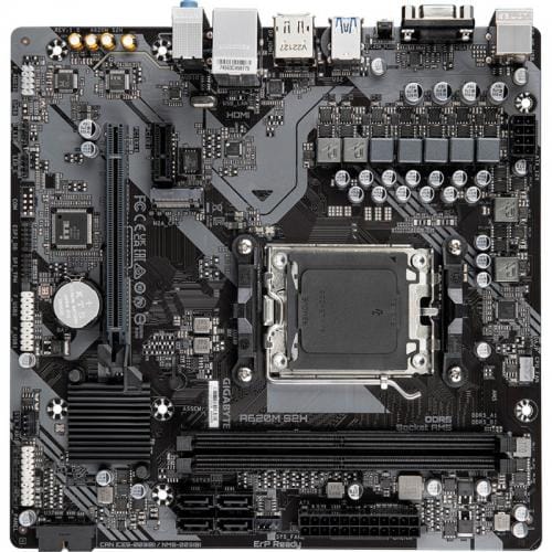 Placă de bază Gigabyte A620M S2H AM5 mATX - DDR5, PCIe 4.0 - imagine 3