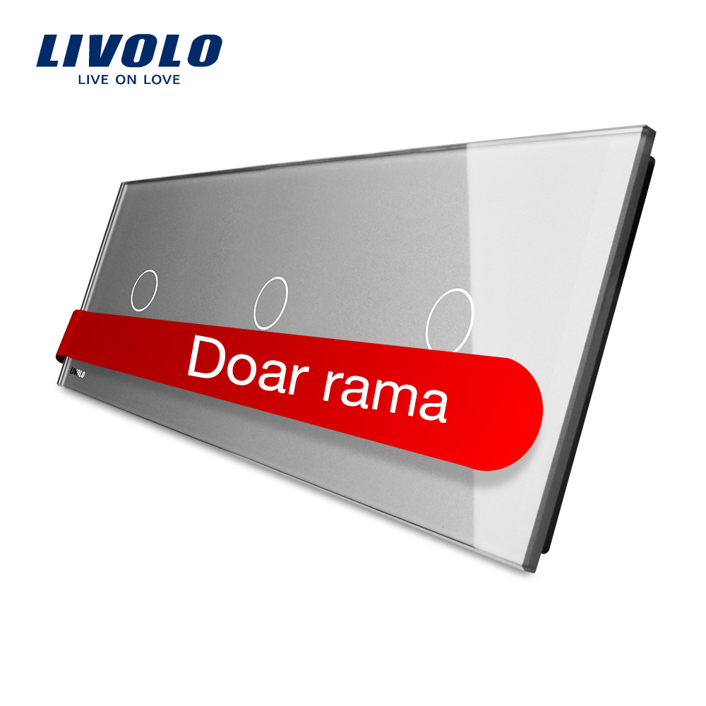 Panou Touch Livolo 3 Butoane Sticlă - imagine 14