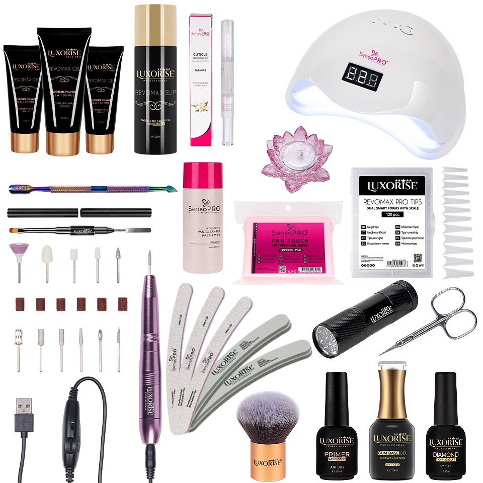 Kit Polygel LUXORISE Build PRO Profesional #12