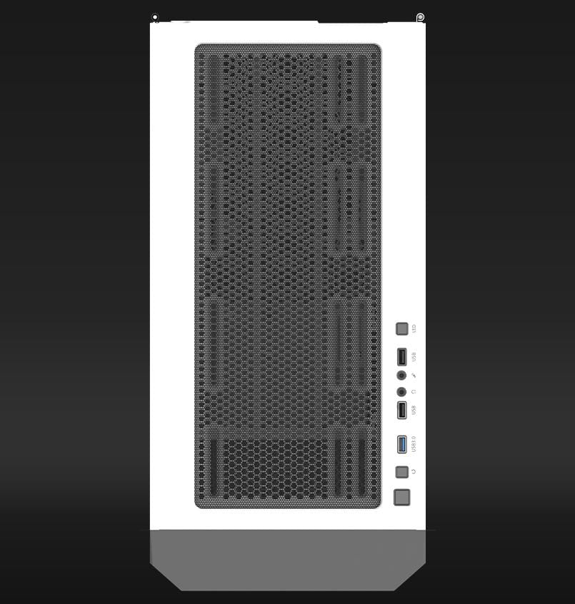 Carcasa AQIRYS AQUILLA Mid Tower ARGB ALB - Tempered Glass - imagine 3