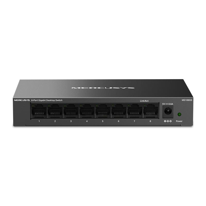 Switch Gigabit 8 Porturi Mercusys MS108GS - Rețea Rapidă