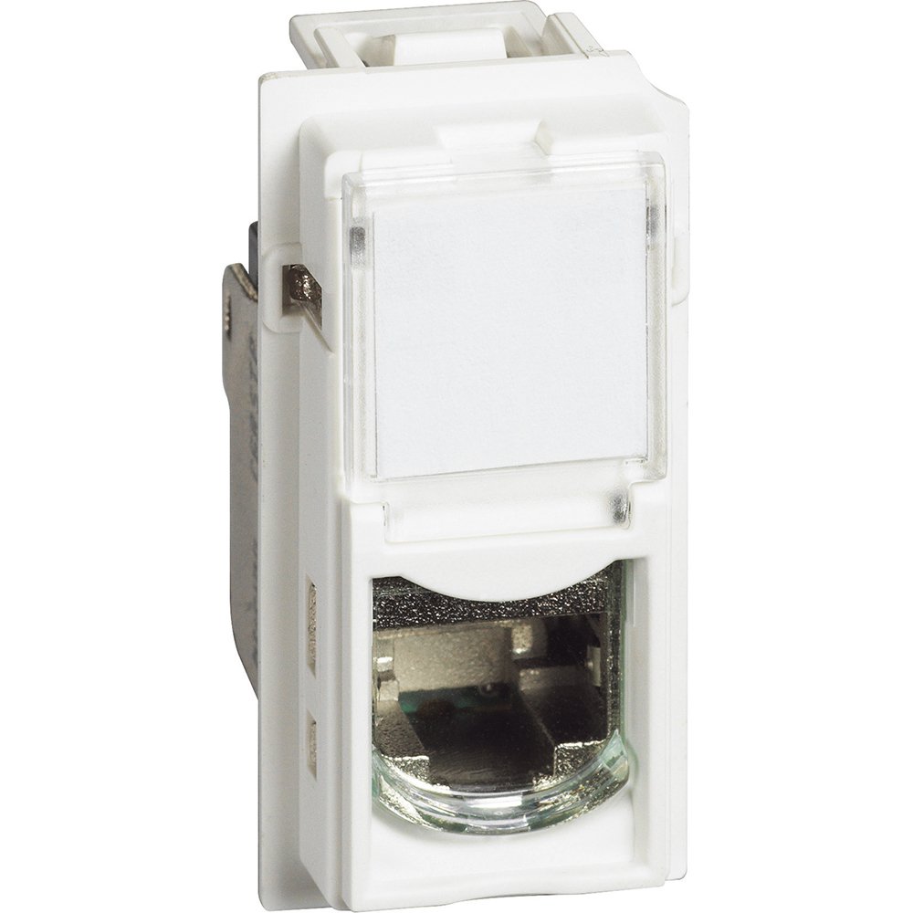 Priza RJ45 Cat.6A UTP Bticino KW4279C6A, Alb