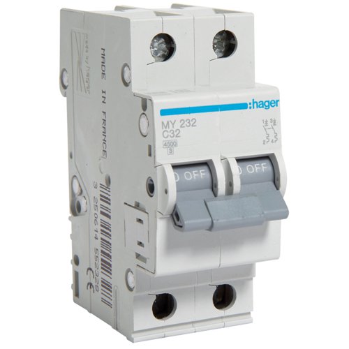 Siguranta Hager 2P 32A, Protectie Eficienta