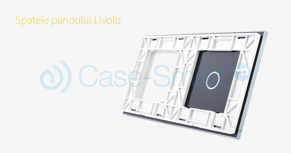 Panou Touch și Priză Livolo din Sticlă - imagine 3
