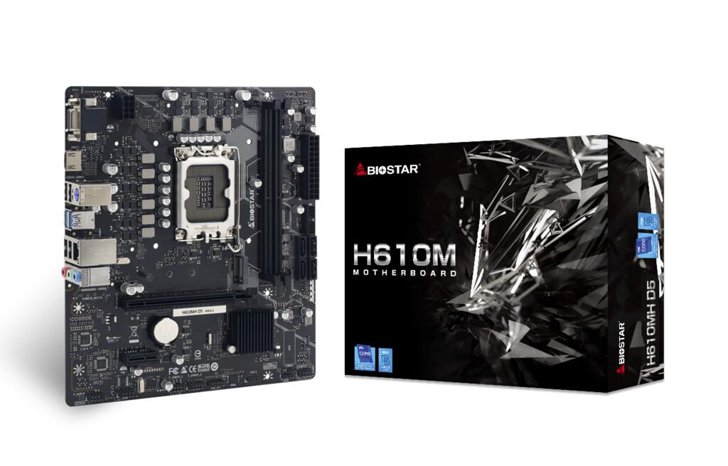 Placă de bază BIOSTAR H610MH D5 DDR5 LGA1700 mATX
