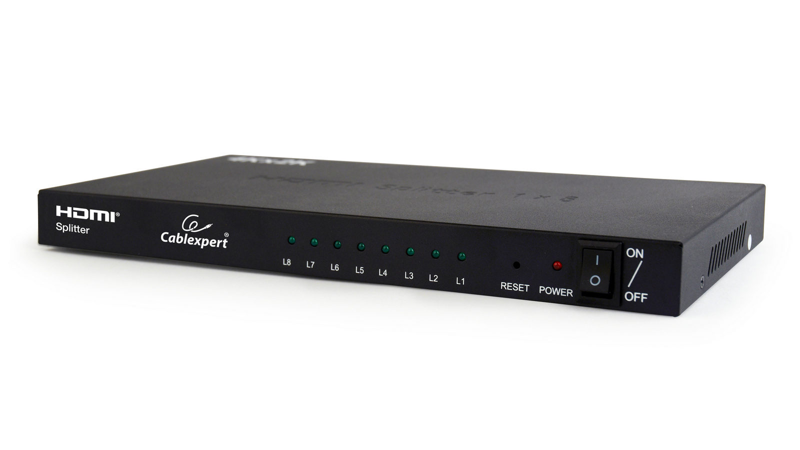 Splitter HDMI Gembird 8 Porturi, 4K, 3D, Amplificator Semnal