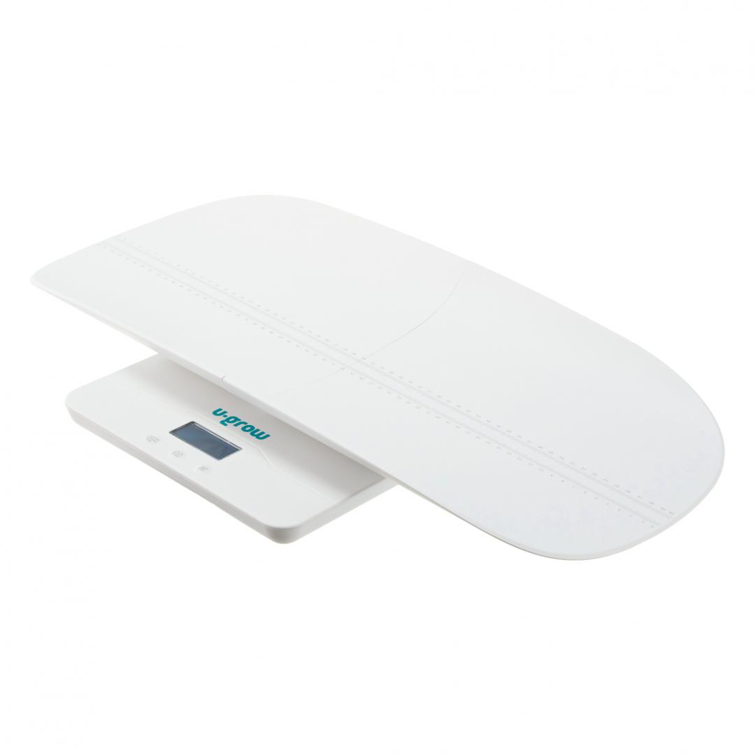 Cântar Digital 2in1 Bebe și Mamă U-Grow Bluetooth LED Alb - imagine 2
