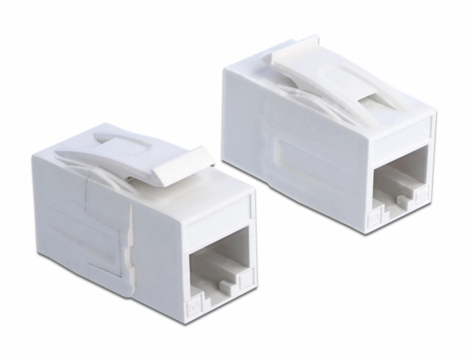Cupla RJ45 Cat.6A PoE Alb Delock
