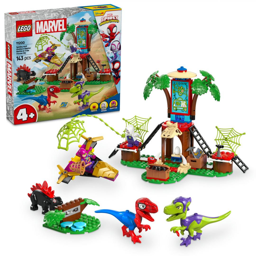 LEGO Spidey vs. Gobby 11200 - Set Dinozauri și Super Eroi
