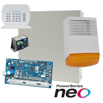 Kit Alarma DSC NEO HS2016, Sirena Externa
