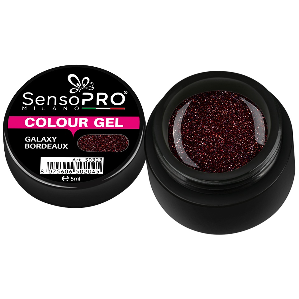 Gel UV Galaxy Bordeaux 5ml SensoPRO Milano