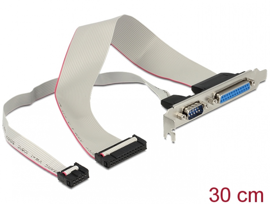 Bracket Delock DB9/DB25 Serial și Paralel