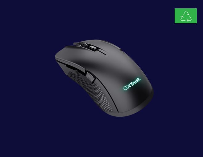 Mouse Gaming Wireless Trust GXT 931 Ybar RGB 7200 DPI - imagine 2