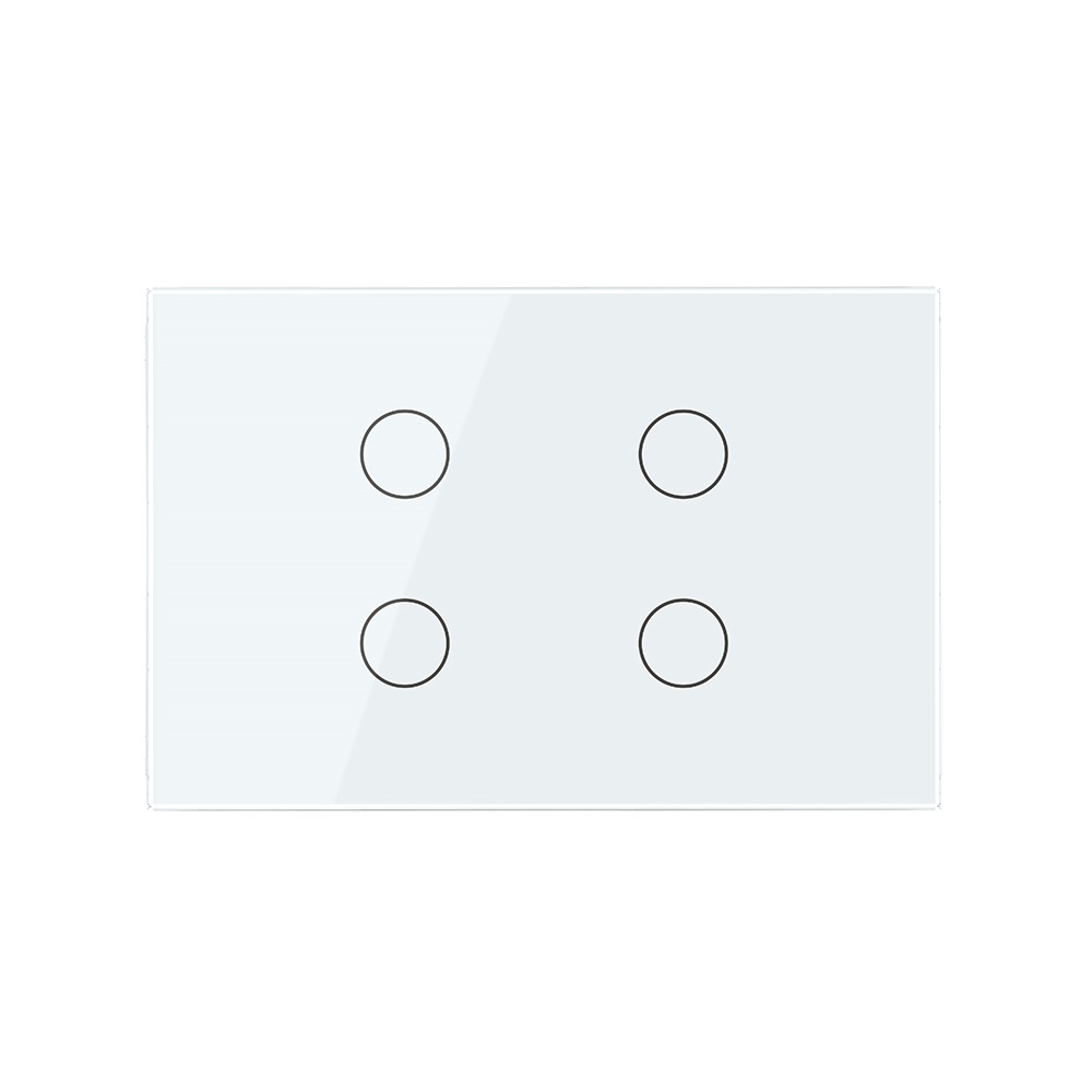 Intrerupator Cvadruplu Touch Livolo, Sticla, Standard Italian - imagine 2