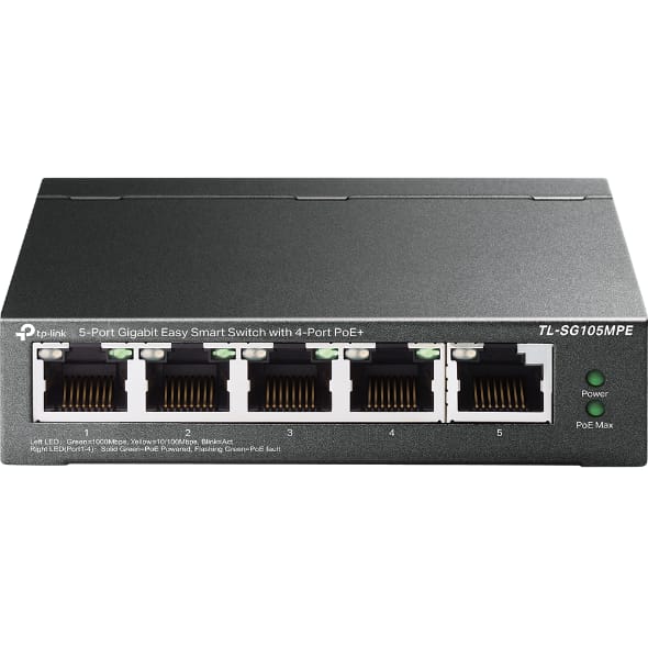 Switch TP-Link Gigabit 5-Port PoE+ 120W - Easy Smart Management - imagine 3
