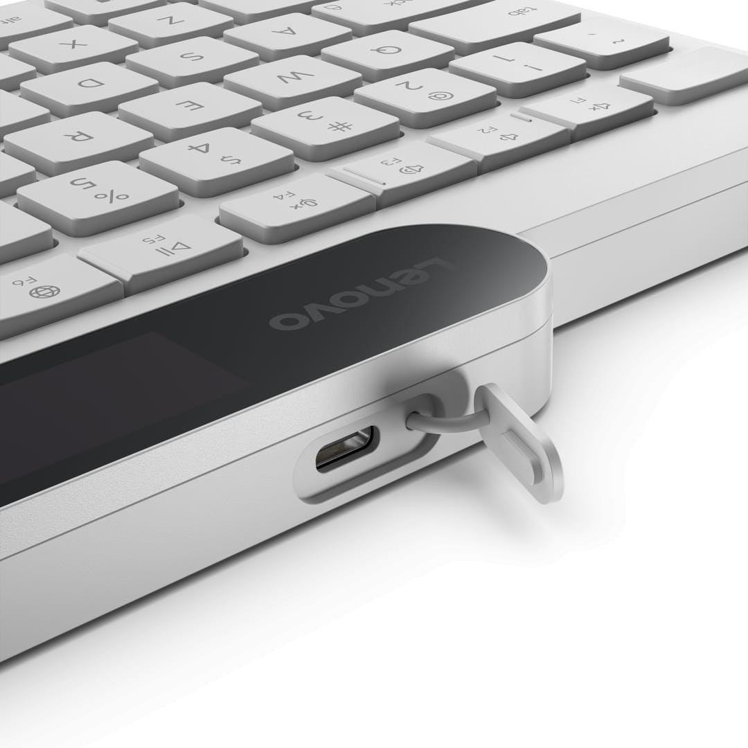 Tastatura Lenovo 800 Self-Charging Bluetooth - Reincarcabila - imagine 8