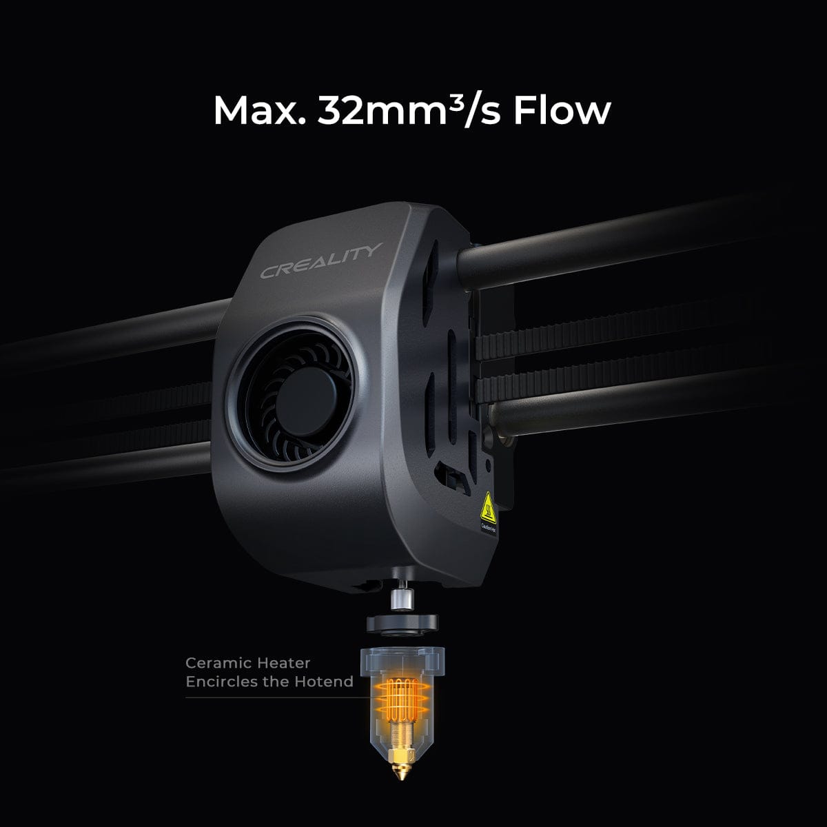 Imprimanta 3D Creality K1 MAX - Viteză 600mm/s, AI Camera - imagine 12