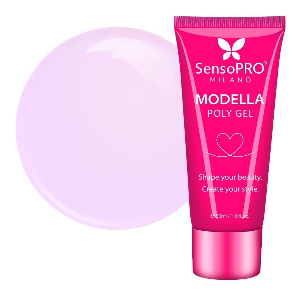 Polygel MODELLA SensoPRO Milano - Lilac Silk, 50ml