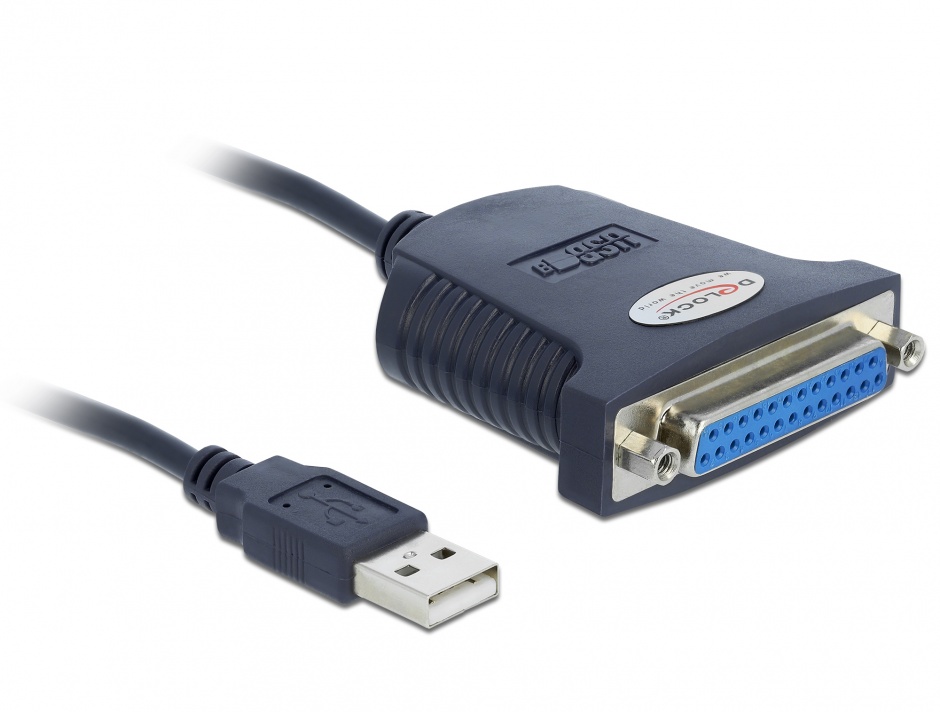 Cablu USB la Paralel Delock 0.8m