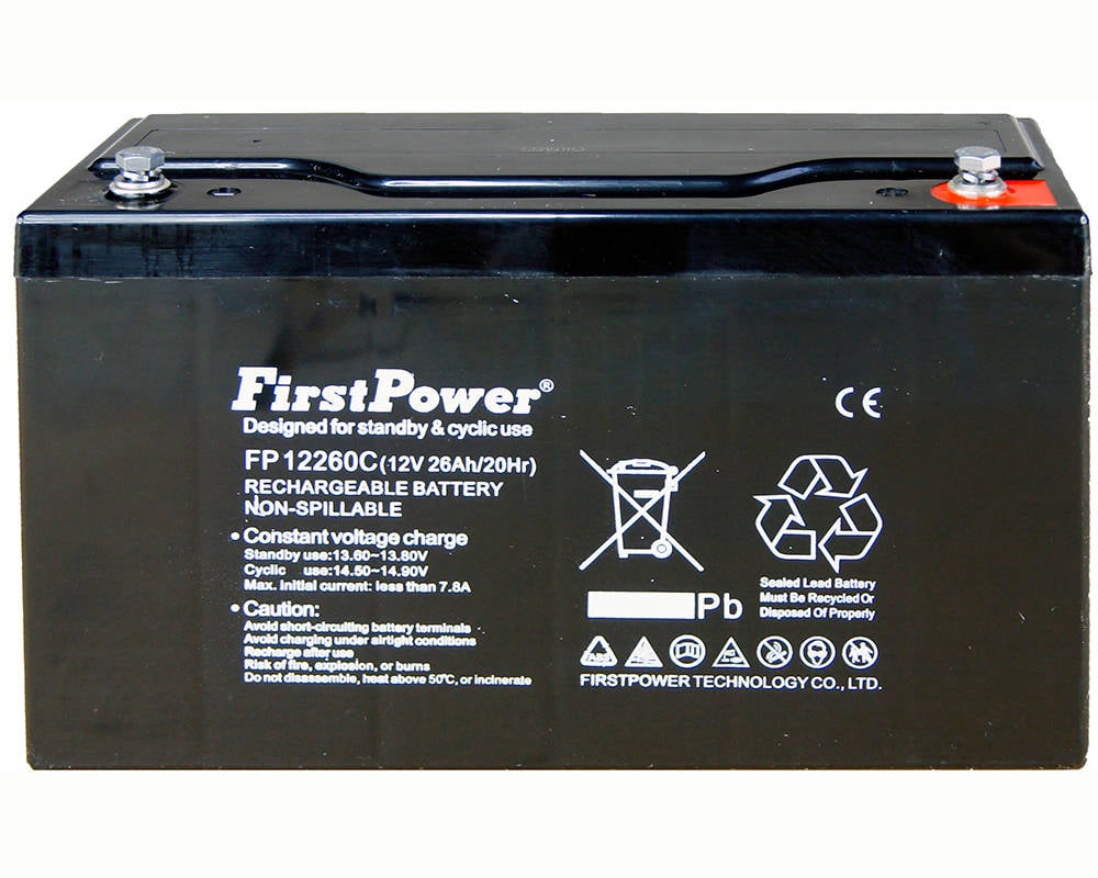 Acumulator First Power 12V 26Ah - Mentenanță Zero