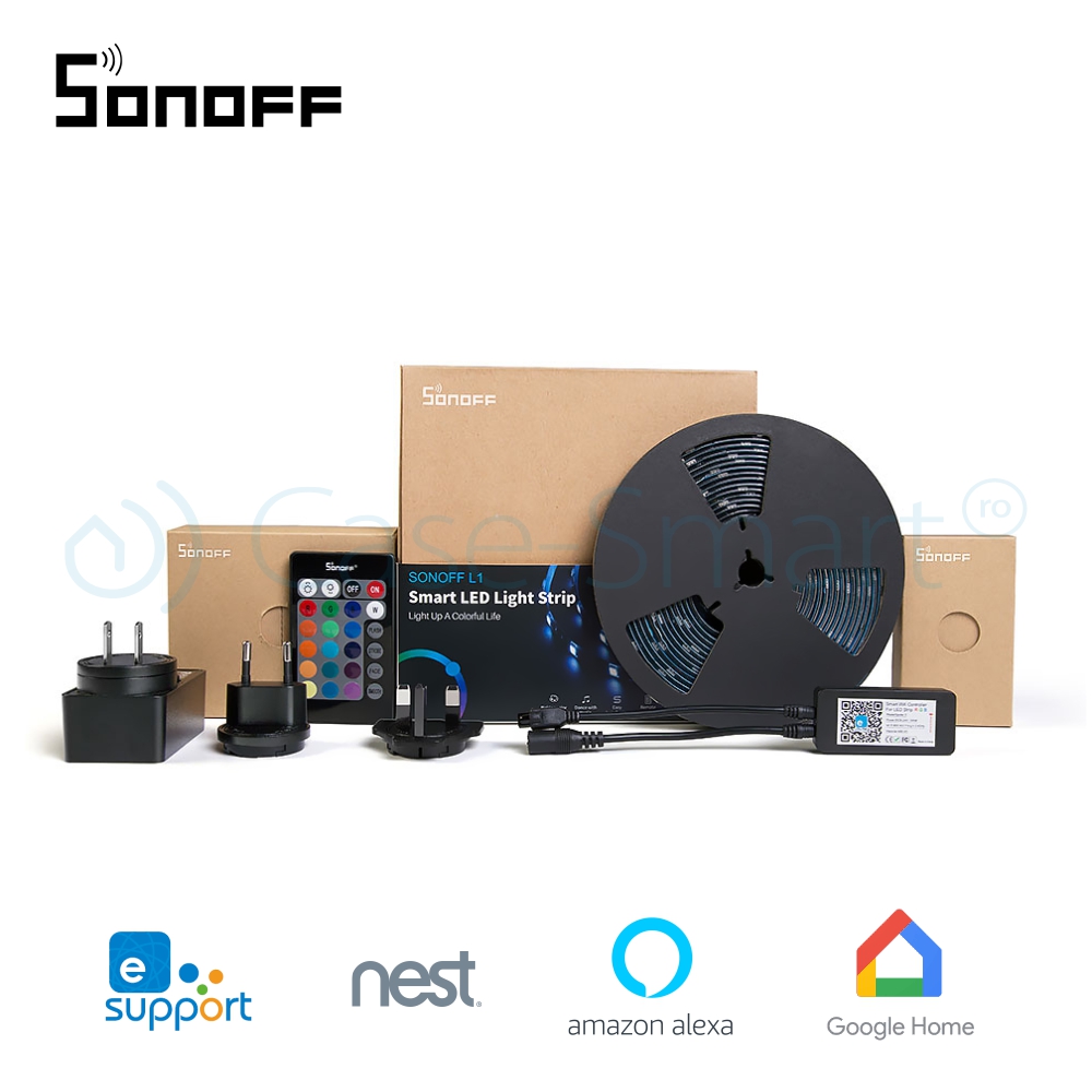 Sonoff L1 Banda LED RGB 2m, Smart WiFi, Alexa - imagine 4