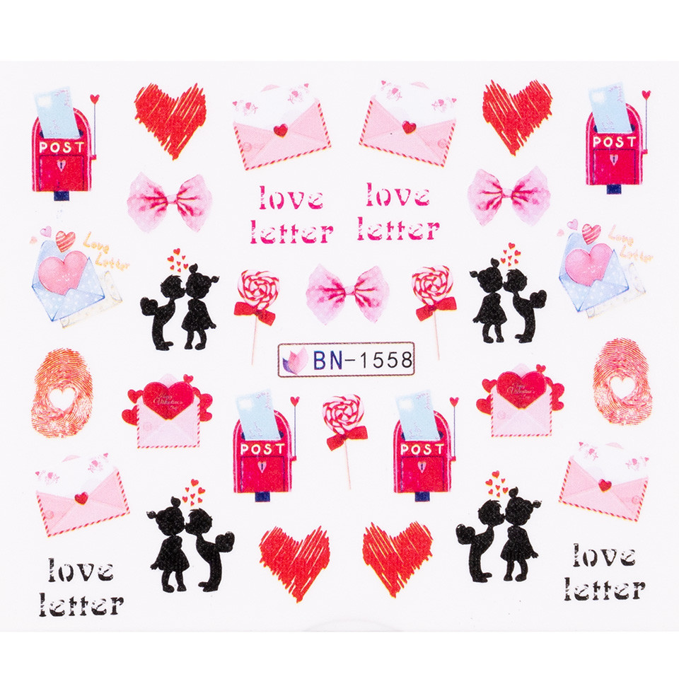 Tatuaj Unghii LUXORISE Love Letter BN-1558