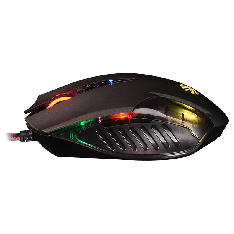 Mouse Gaming A4Tech Q50 USB 3200 DPI 8 Butoane Negru - imagine 2
