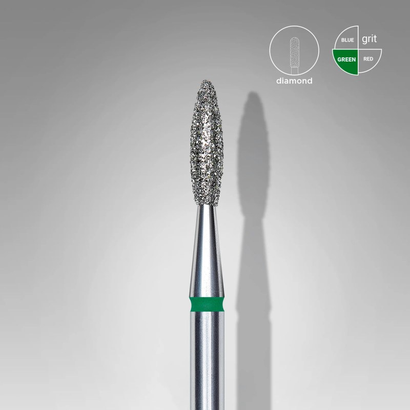 Cap freză diamant Staleks Expert flacără dură 2.1 mm