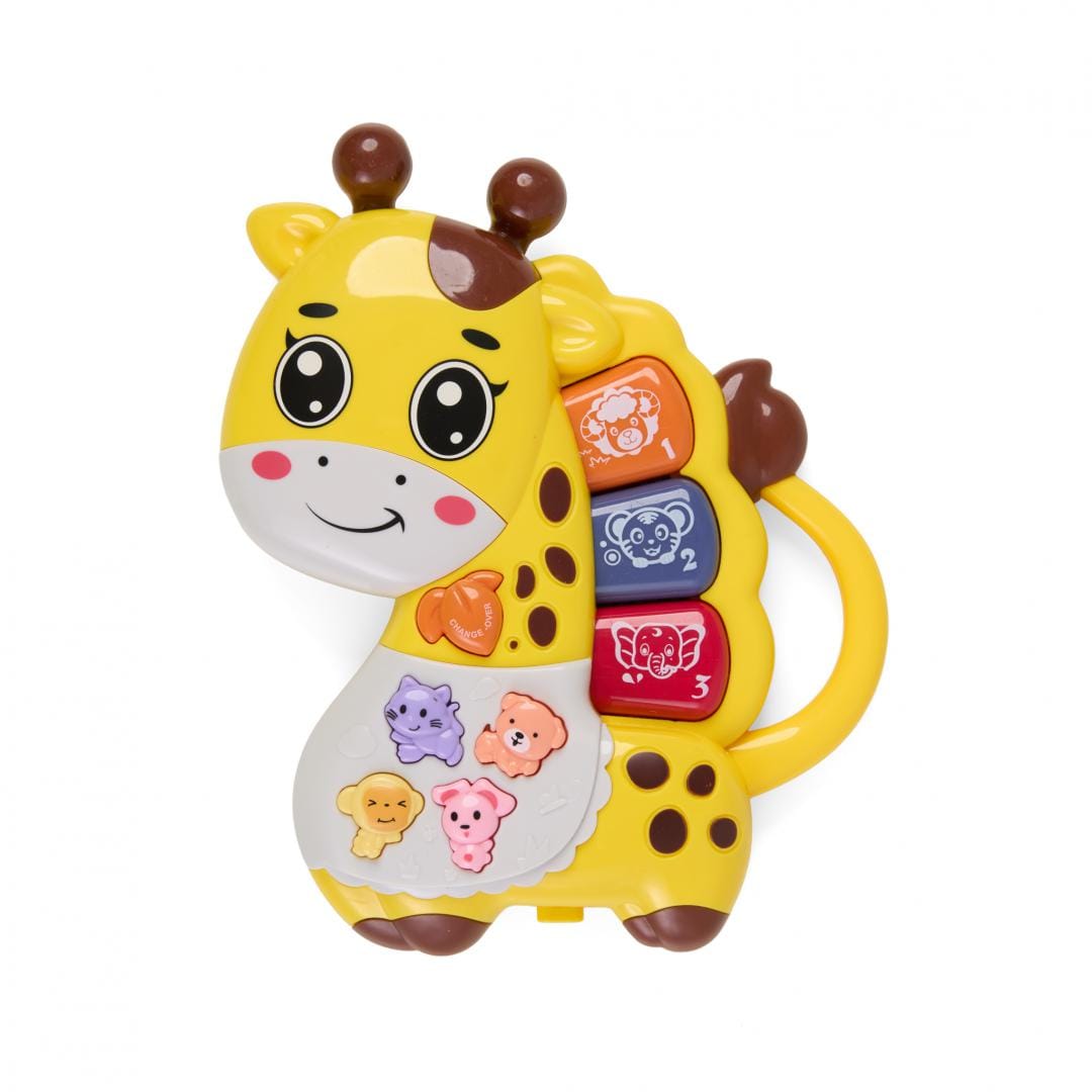 Jucarie Girafa cu Lumini si Sunete Momki - Educativa - imagine 2