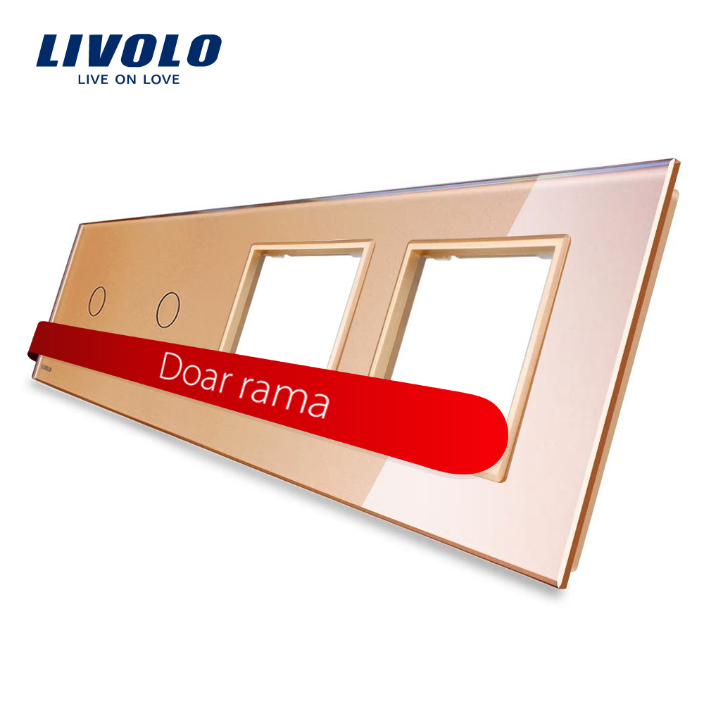 Panou Touch Livolo 2 Prize, Sticla Crystal - imagine 5