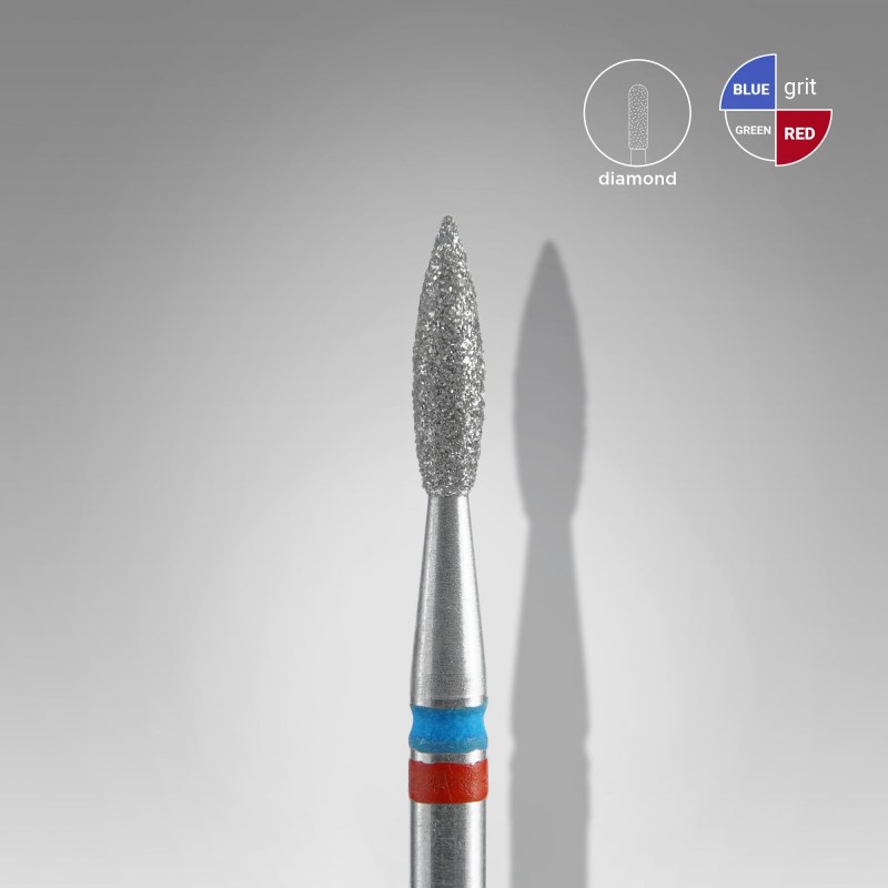 Cap freză diamant Staleks Expert flacără duo 2.1 mm