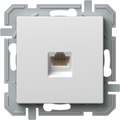 Priza Date RJ45 CAT6 Alb, TEM Modul Logiq